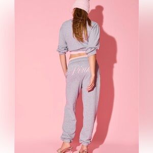 PINK - Ivy Fleece Campus Sweatpants